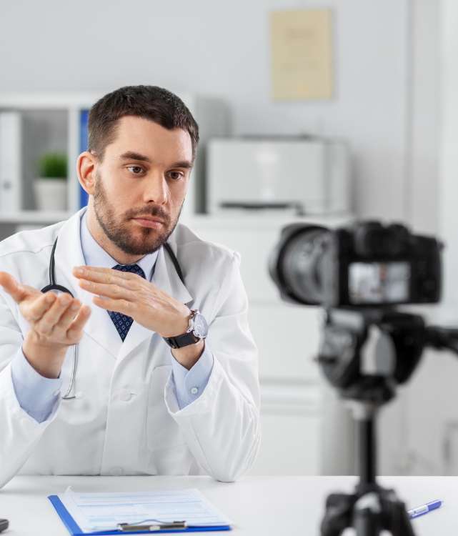grabación de vídeo salud